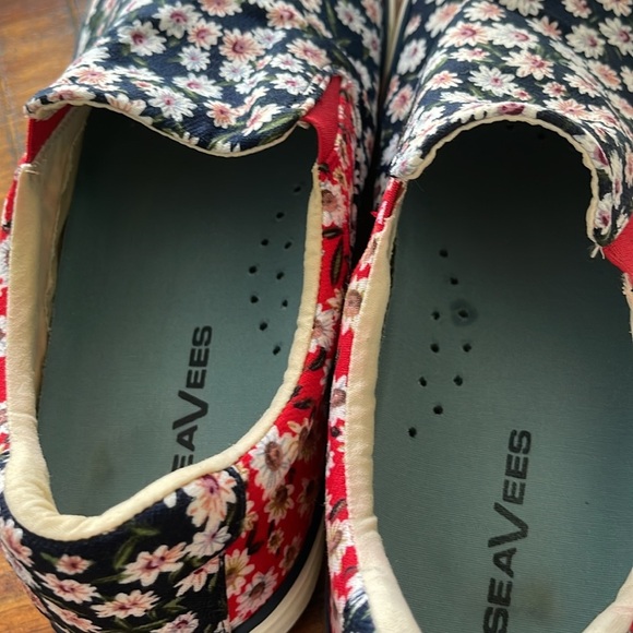 SEAVEES Womens Hawthorne DAISY Slip On Sneakers Shoes Casual floral   Sz 11 - Picture 9 of 16